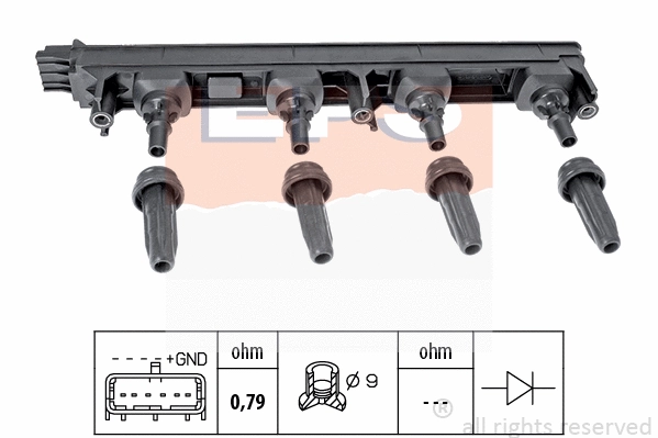 Ignition Coil (EPS-1970 476)