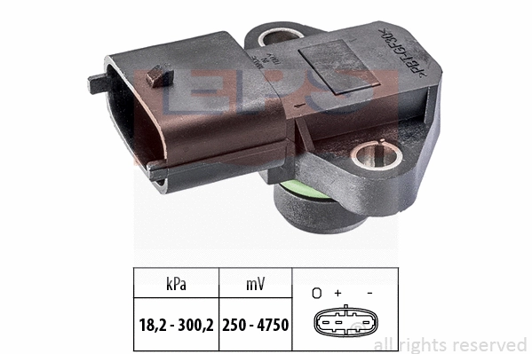 Sensor, exhaust pressure (EPS-1993 345)