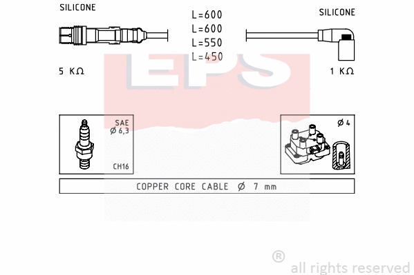 Ignition Cable Kit (EPS-1499 248)
