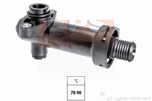 Thermostat, exhaust gas recirculation cooling (EPS-1880 835)