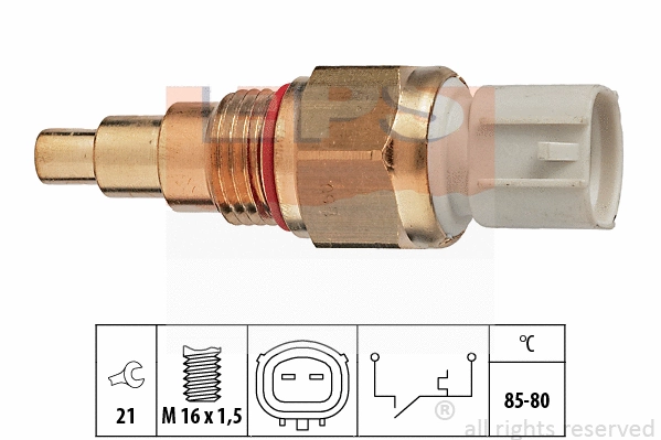 Temperature Switch, radiator fan (EPS-1850 109)