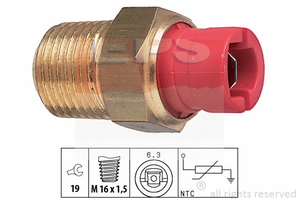 Sensor, coolant temperature (EPS-1830 027)
