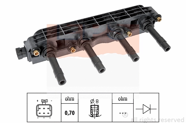 Ignition Coil (EPS-1970 399)