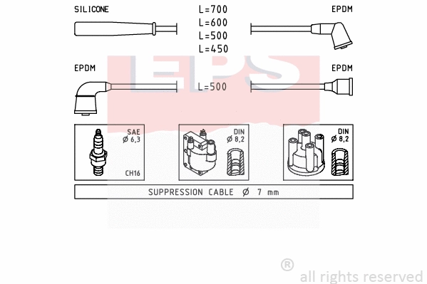 Ignition Cable Kit (EPS-1501 398)