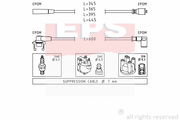 Ignition Cable Kit (EPS-1500 543)