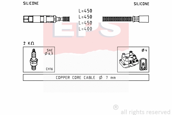 Ignition Cable Kit (EPS-1499 234)