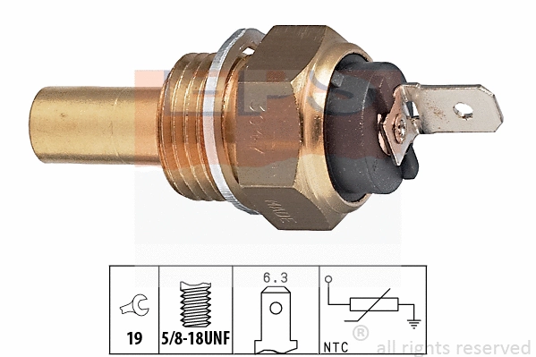 Sensor, coolant temperature (EPS-1830 047)