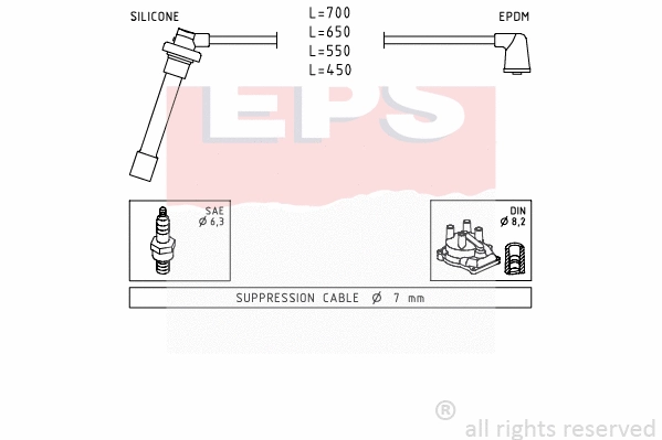 Ignition Cable Kit (EPS-1501 686)