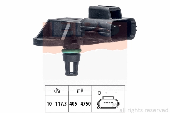 Sensor, boost pressure (EPS-1993 151)