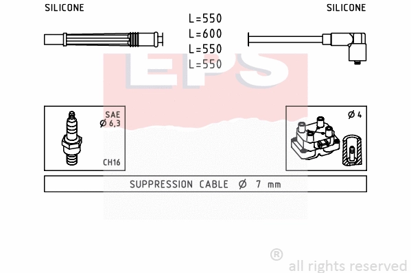Ignition Cable Kit (EPS-1499 246)