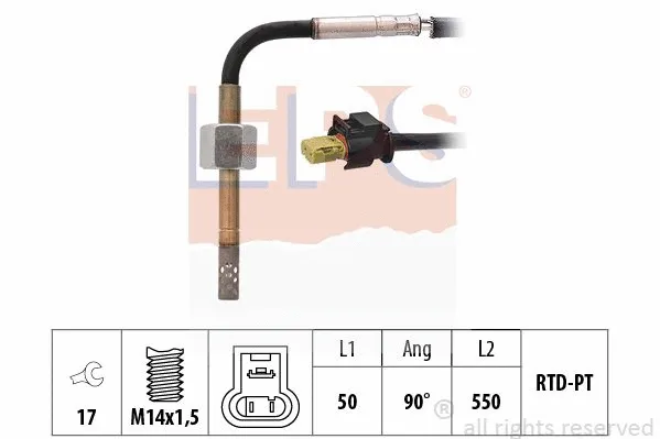 Sensor, exhaust gas temperature (EPS-1220 091)