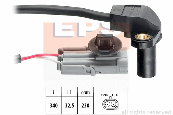 Sensor, crankshaft pulse (EPS-1953 328)