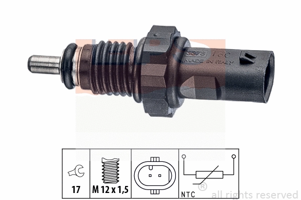 Sensor, coolant temperature (EPS-1830 378)