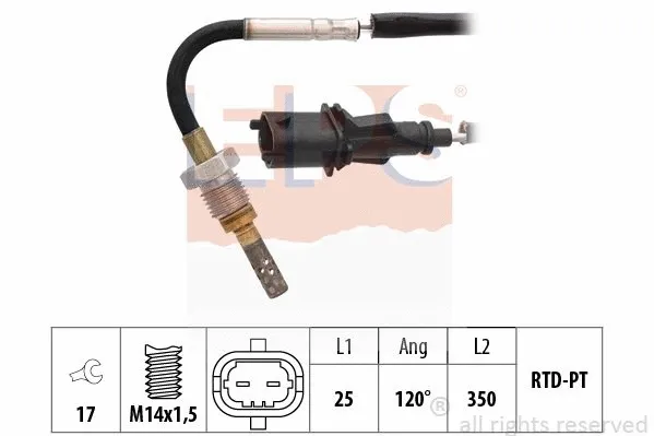 Sensor, exhaust gas temperature (EPS-1220 136)
