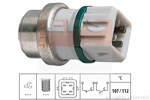 Temperature Switch, coolant warning lamp (EPS-1840 104)