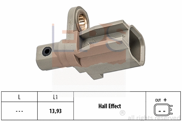 Sensor, wheel speed (EPS-1960 186)