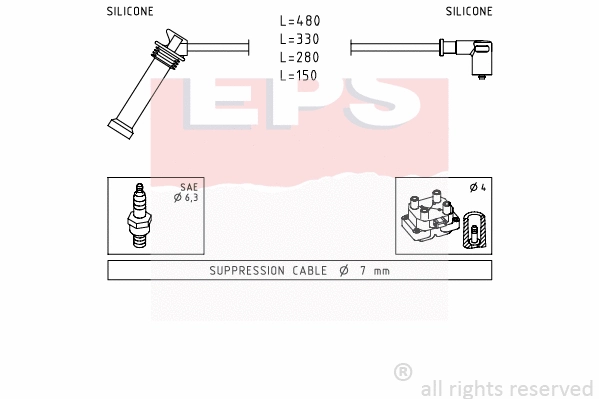 Ignition Cable Kit (EPS-1501 614)
