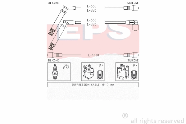 Ignition Cable Kit (EPS-1500 689)