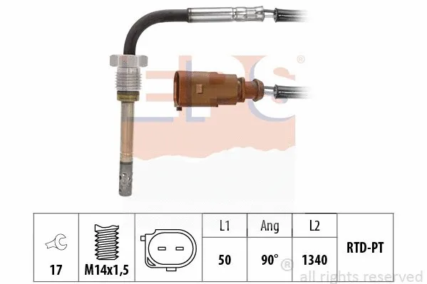 Sensor, exhaust gas temperature (EPS-1220 347)