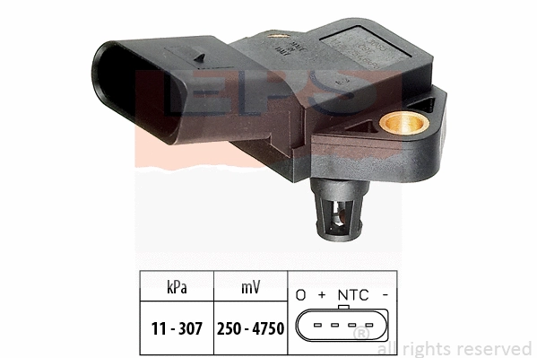 Sensor, exhaust pressure (EPS-1993 075)