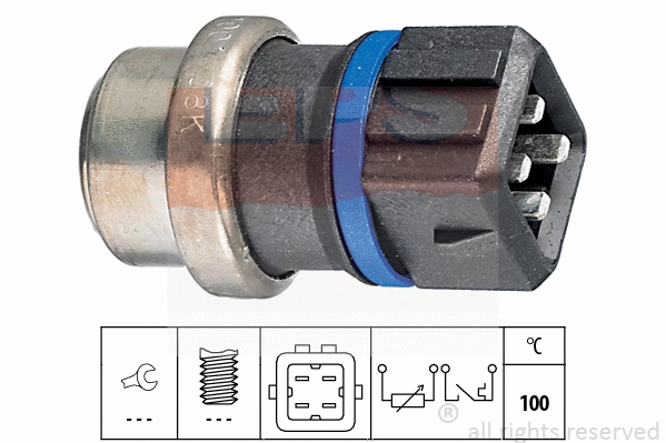 Sensor, coolant temperature (EPS-1830 536)