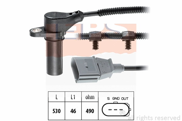 Sensor, crankshaft pulse (EPS-1953 504)