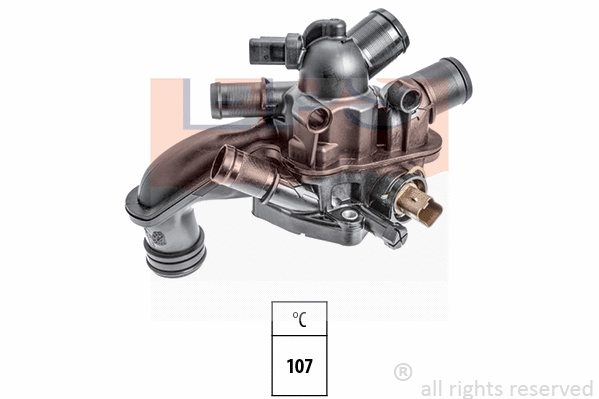 Thermostat, coolant (EPS-1880 927)