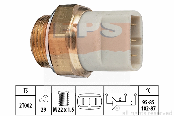 Temperature Switch, radiator fan (EPS-1850 605)