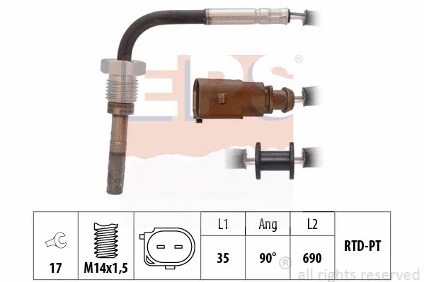 Sensor, exhaust gas temperature (EPS-1220 098)