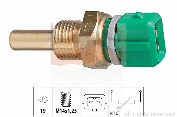 Sensor, coolant temperature