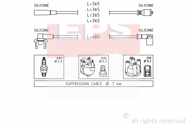 Ignition Cable Kit (EPS-1501 497)
