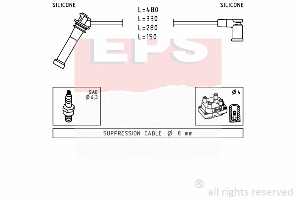 Ignition Cable Kit (EPS-1499 245)