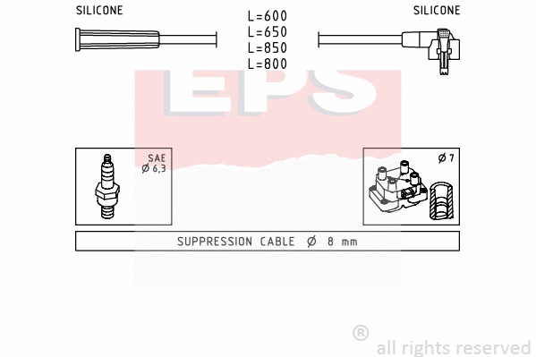 Ignition Cable Kit (EPS-1501 007)