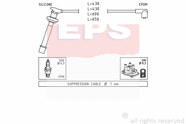 Ignition Cable Kit (EPS-1501 411)