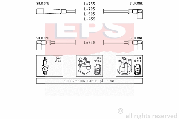 Ignition Cable Kit (EPS-1501 140)