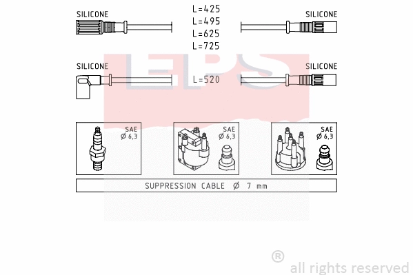 Ignition Cable Kit (EPS-1500 347)