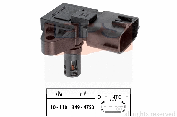 Sensor, boost pressure (EPS-1993 126)