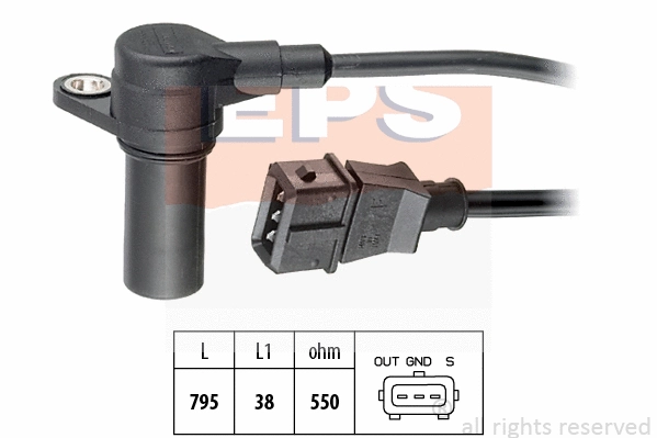 Sensor, crankshaft pulse (EPS-1953 274)