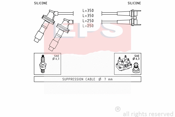 Ignition Cable Kit (EPS-1499 061)