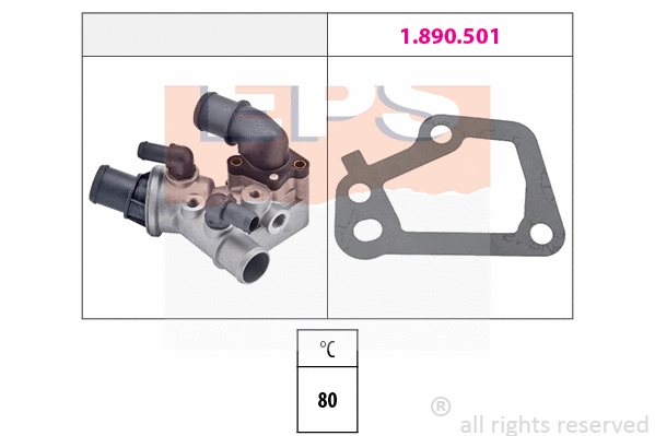 Thermostat, coolant (EPS-1880 095)
