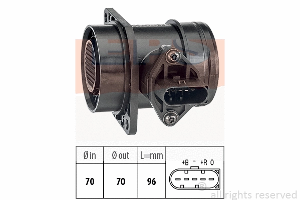 Mass Air Flow Sensor (EPS-1991 509)