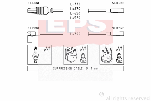 Ignition Cable Kit (EPS-1500 780)