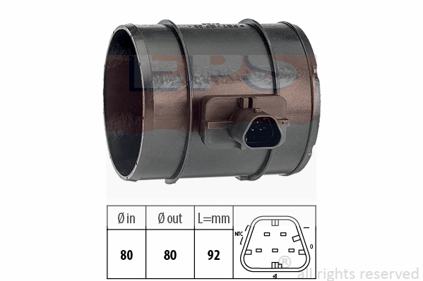 Mass Air Flow Sensor (EPS-1991 438)