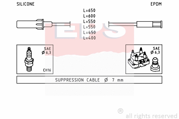 Ignition Cable Kit (EPS-1501 345)