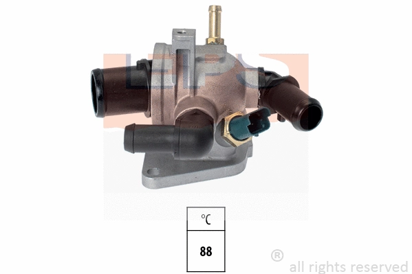 Thermostat, coolant (EPS-1880 673)