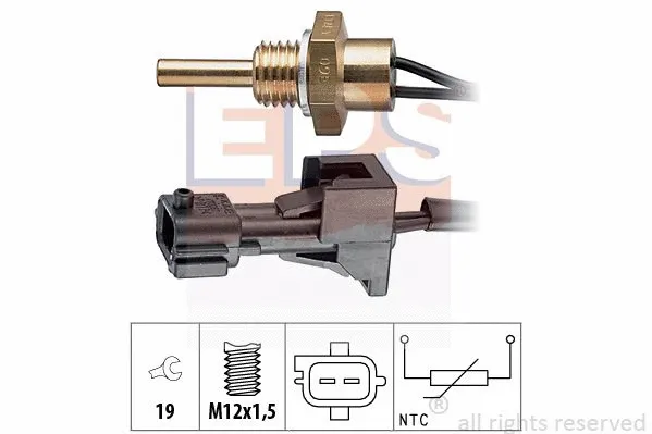 Sensor, coolant temperature