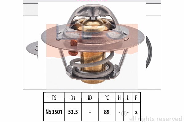 Thermostat, coolant (EPS-1880 416S)