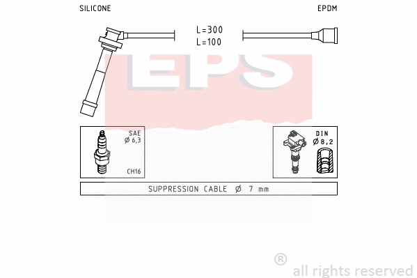 Ignition Cable Kit (EPS-1499 005)