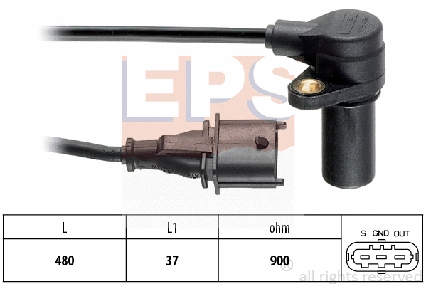 Sensor, crankshaft pulse (EPS-1953 631)