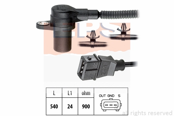 Sensor, crankshaft pulse (EPS-1953 587)